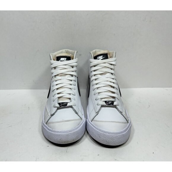 Nike Blazer Mid ‘77 Essential White Metallic Silver DH0070-100 Womens Size 8 - Picture 2 of 8